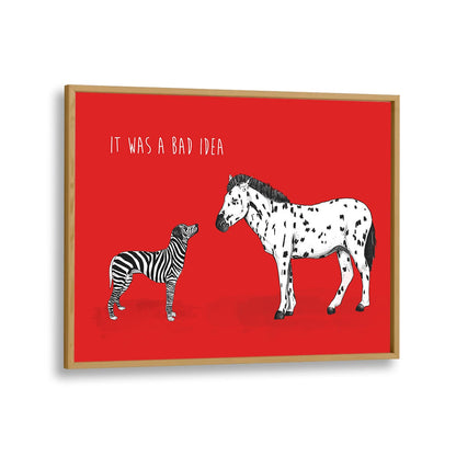 Whimsical "It Was a Bad Idea" kids room paintings by Balazs Solti brighten up your child's space with creativity.