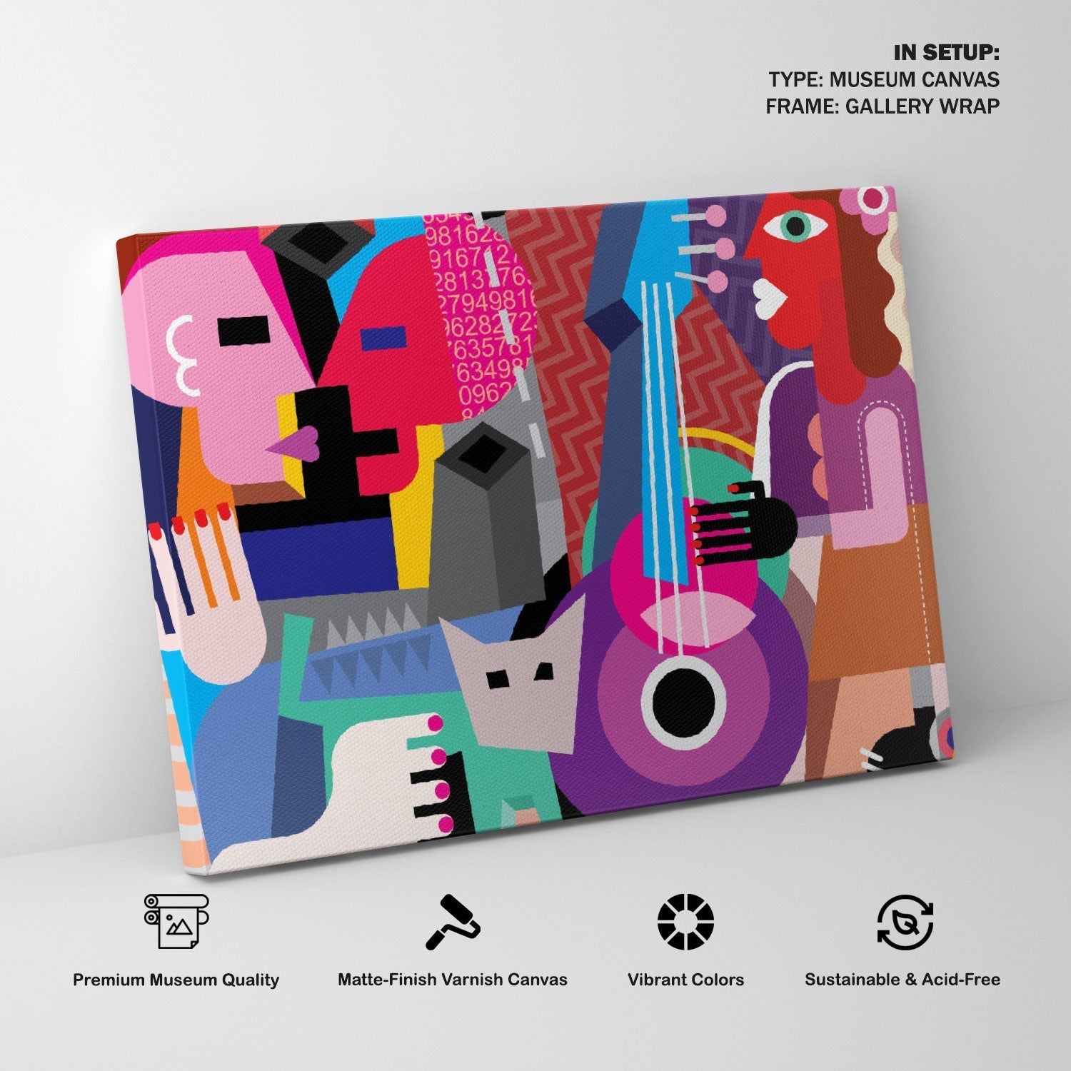 Jazz and Music, Picasso Painting