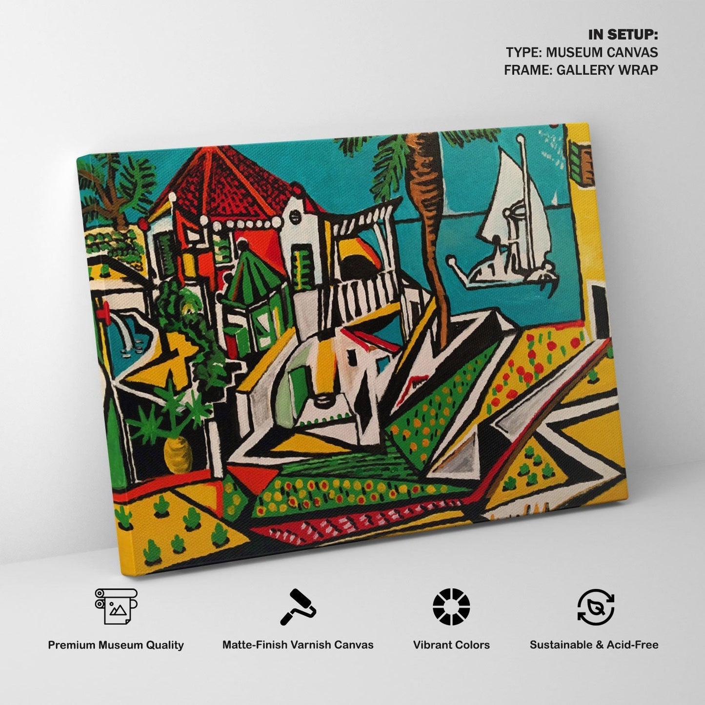 Picassos Mediterranean Landscape, Picasso Painting