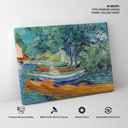 Bank of the Oise at Auvers, Van Gogh Painting