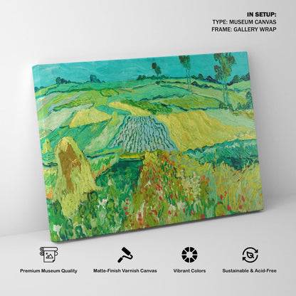 Die Ebene Von Auvers, Van Gogh Painting