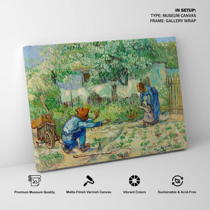 First Steps after Millet, Van Gogh Painting