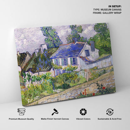 Houses at Auvers, Van Gogh Painting