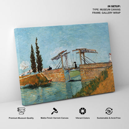 Langlois Bridge at Arles, Van Gogh Painting