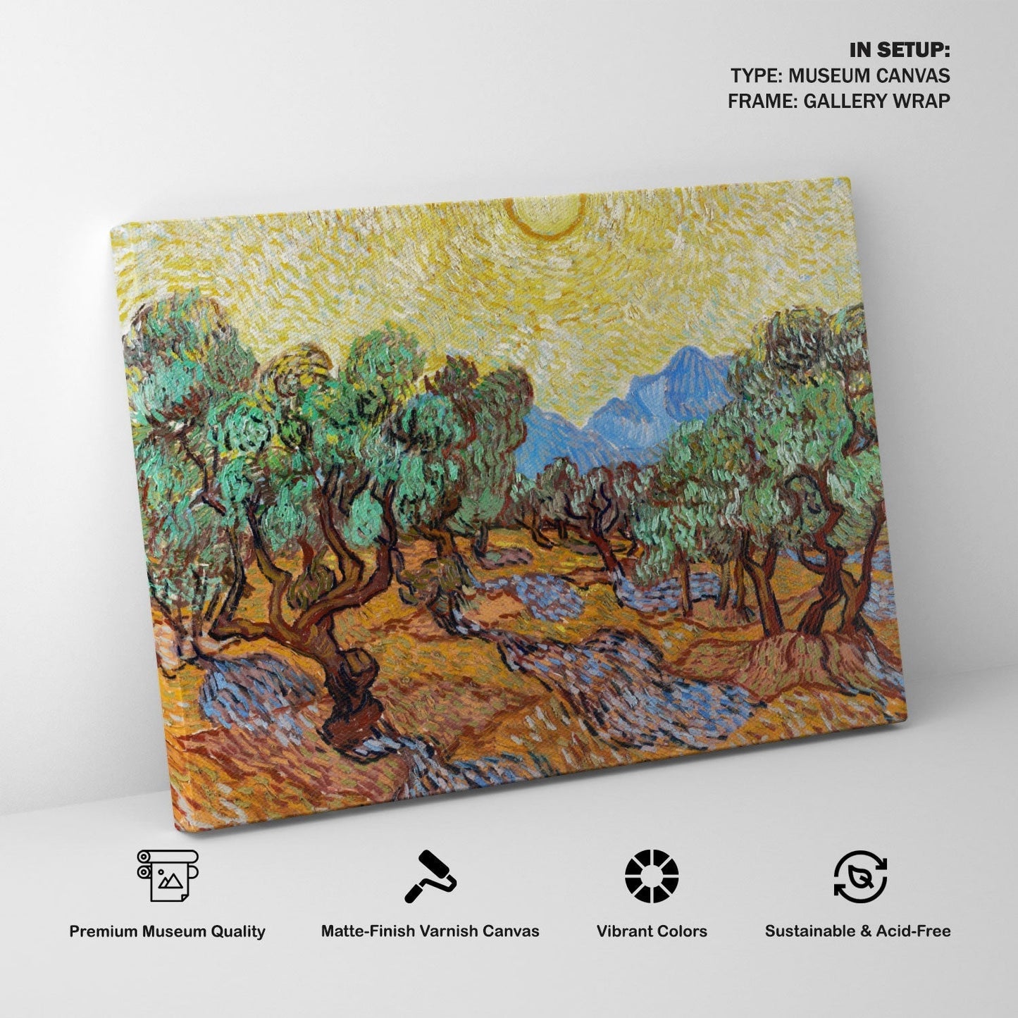 Olive Trees, Van Gogh Painting