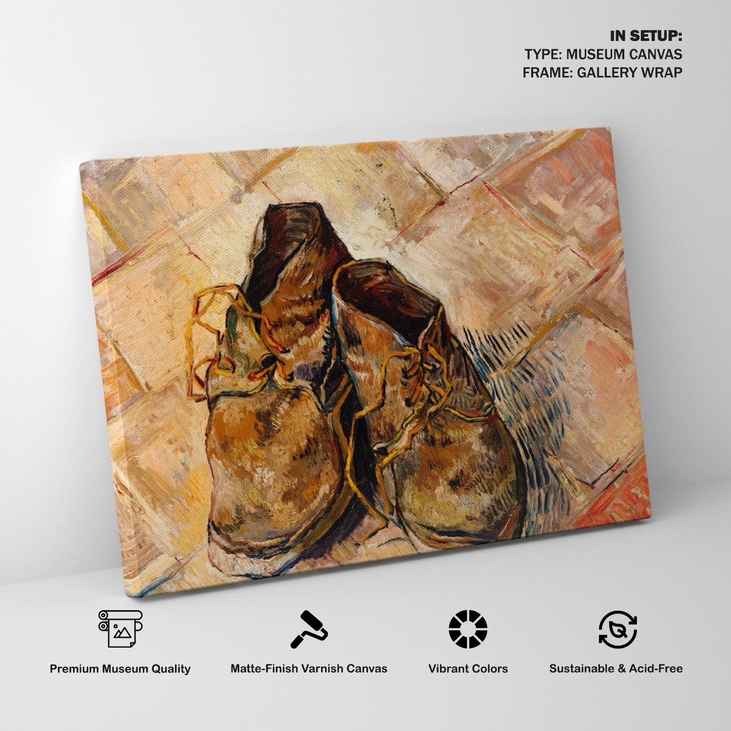 Shoes, Van Gogh Painting