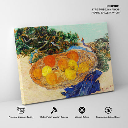 Still Life of Oranges and Lemons, Van Gogh Painting