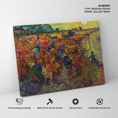 The Red Vineyard, Van Gogh Painting