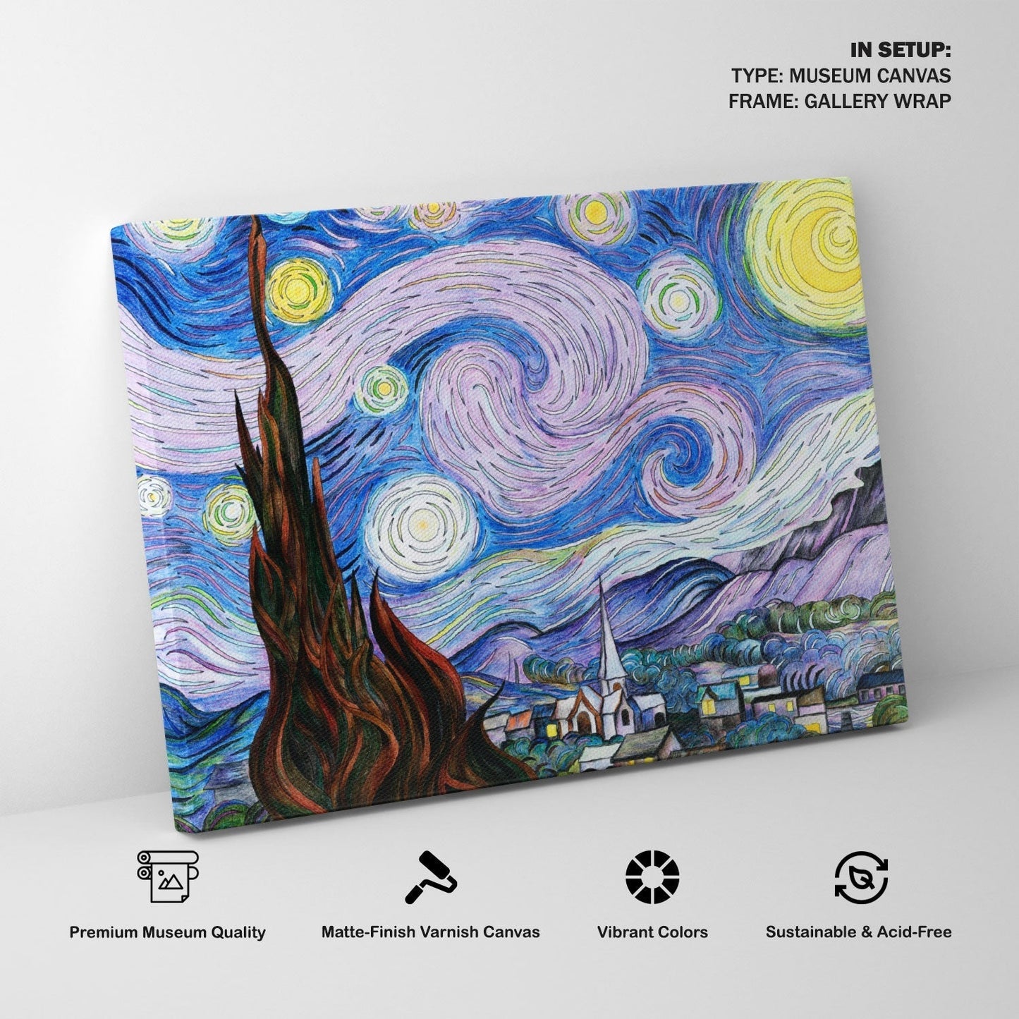 The Starry Night Remix, Van Gogh Painting