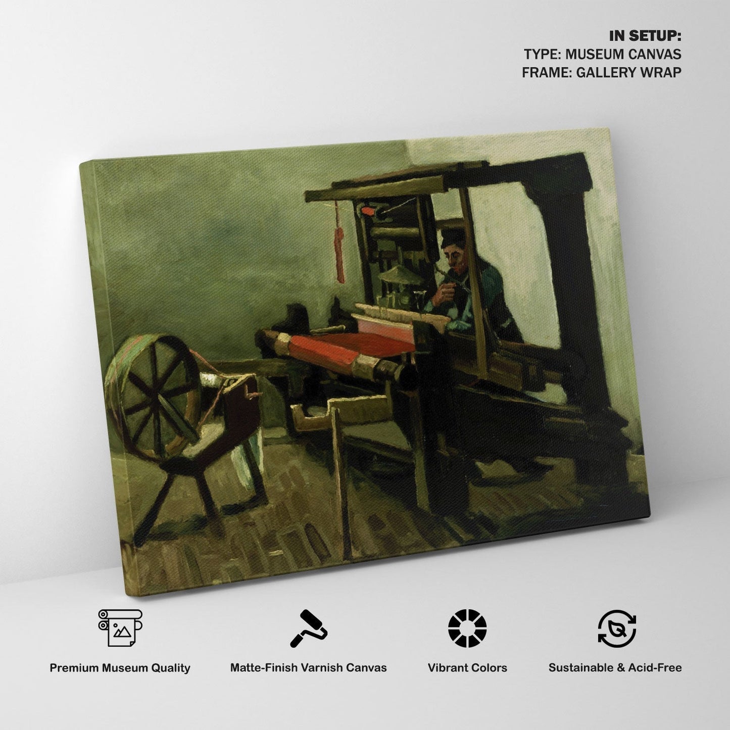 Weaver, Van Gogh Painting
