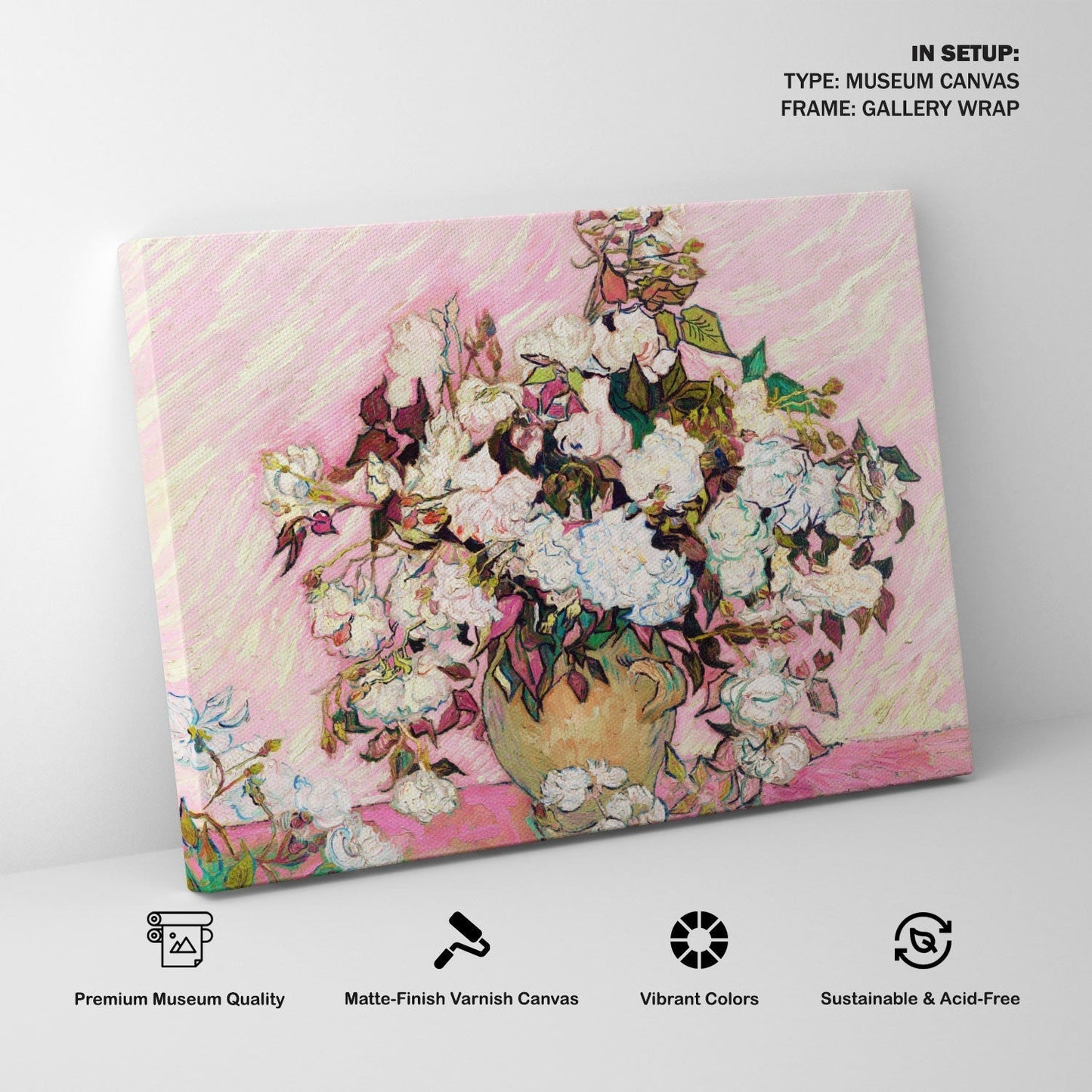 vintage Roses, Van Gogh Painting