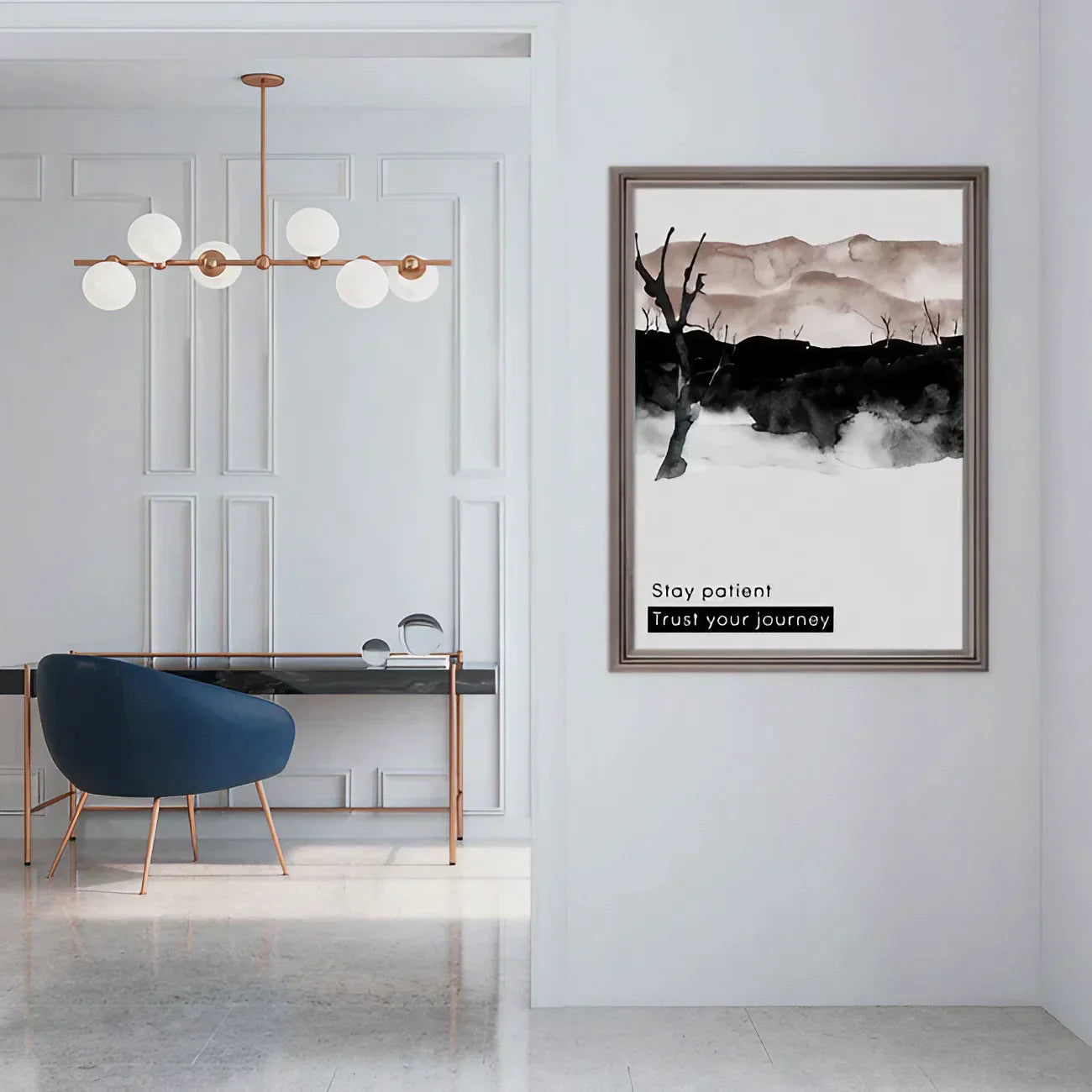 Stay Patient Wall Frame