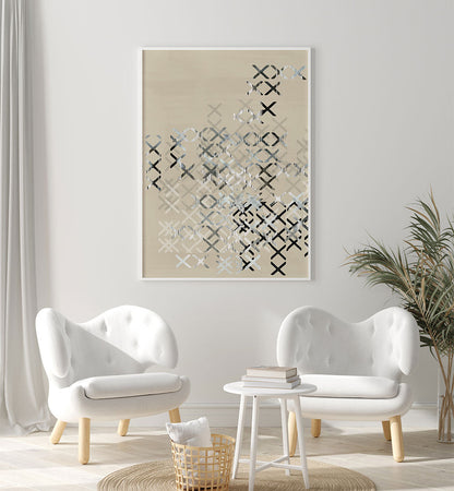 MINIMAL COMPOSITION III , ABSTRACT PAINTINGS