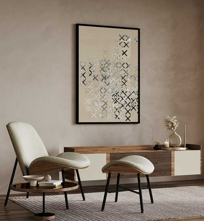 MINIMAL COMPOSITION III , ABSTRACT PAINTINGS