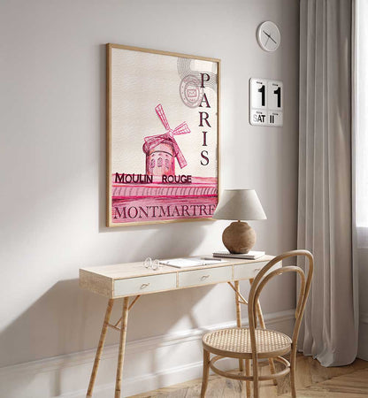 MOULIN ROUGE PARIS , TRAVEL POSTERS