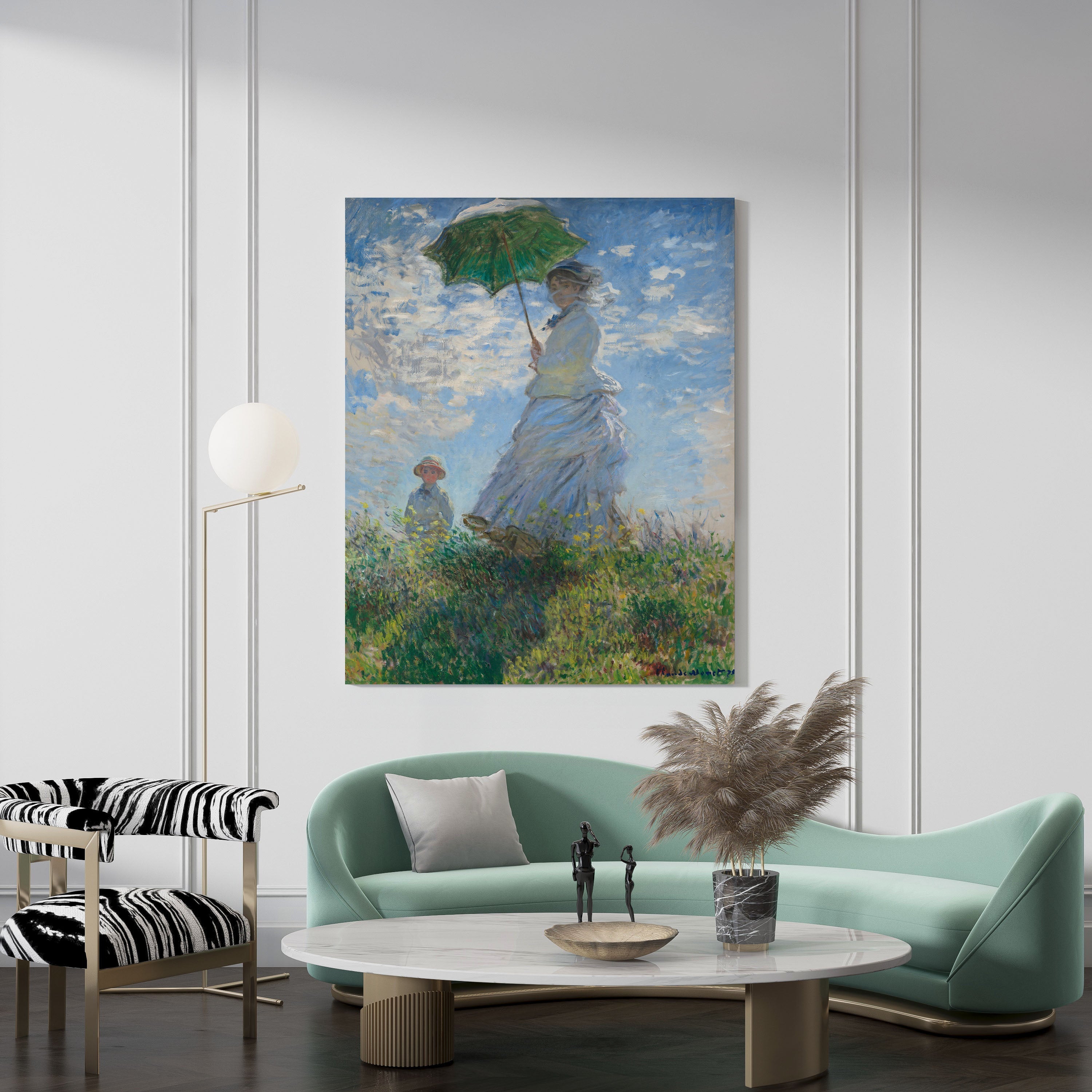Claude Monet's Madame Monet and Her Son // Wall Art Print