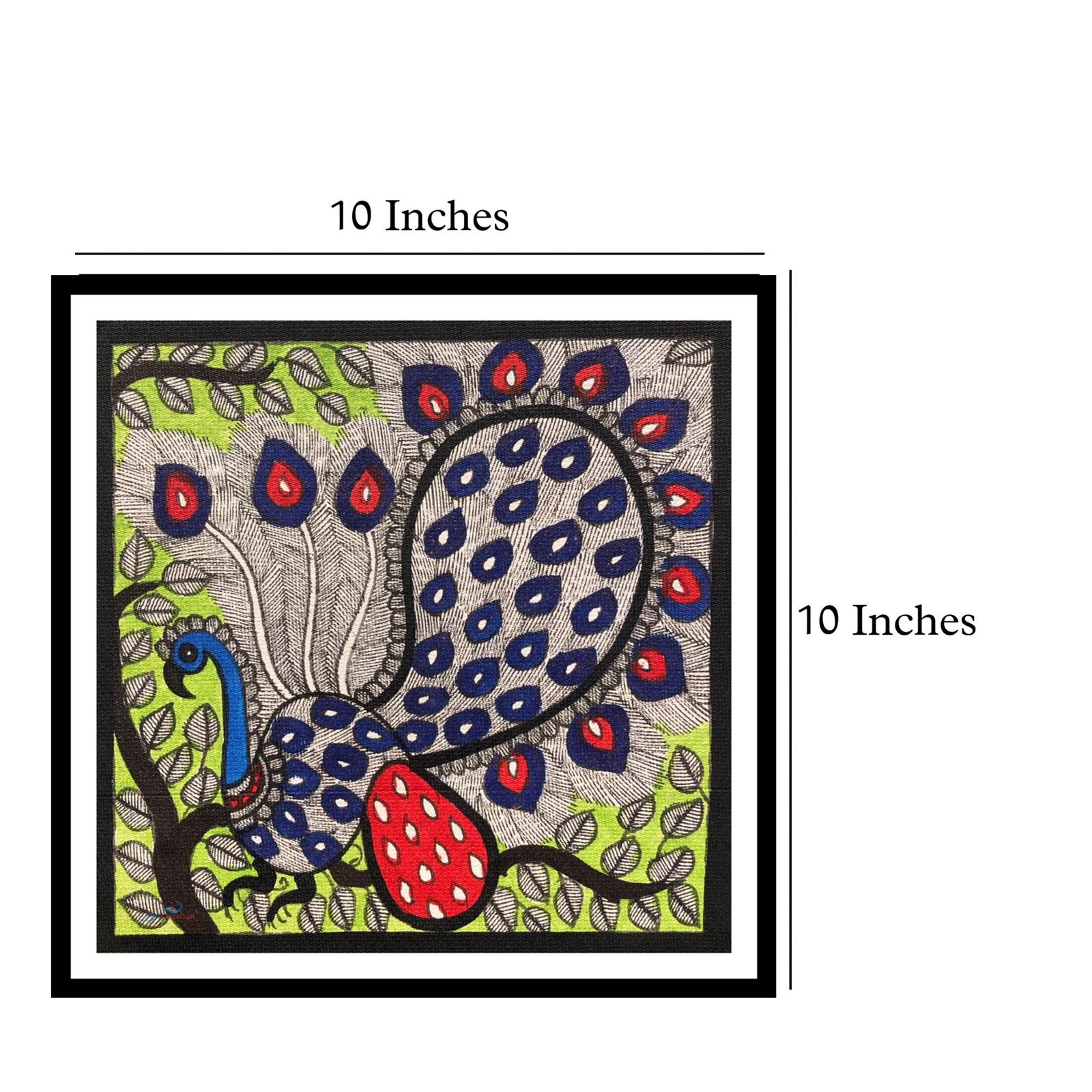 Madhubani Peacock Painting, Madhubani Art