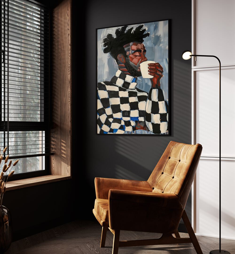 MAGIC IN COFFEE , PORTRAITS & FIGURATIVE ILLUSTRATIONS