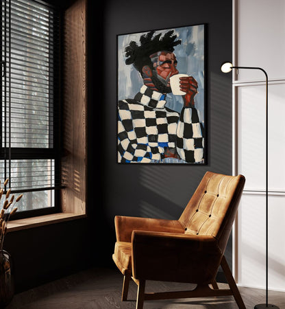 MAGIC IN COFFEE , PORTRAITS & FIGURATIVE ILLUSTRATIONS