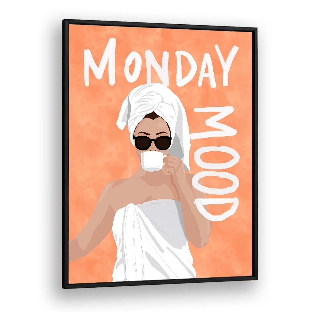 Vibrant MONDAY MOOD, PORTRAITS & FIGURATIVE ILLUSTRATIONS artwork, perfect for adding energy to any space.
