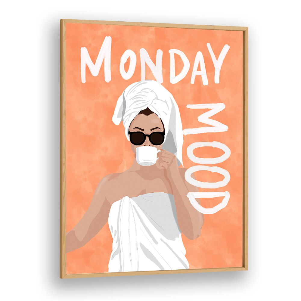 Vibrant MONDAY MOOD, PORTRAITS artwork brings life to your space with unique figurative illustrations.