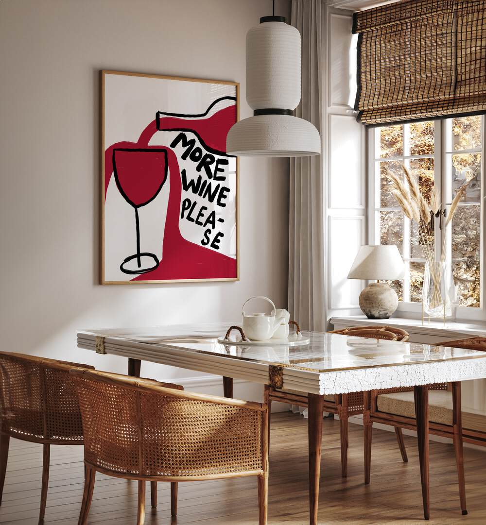 MORE WINE PLEASE , BAR & CAFE ART