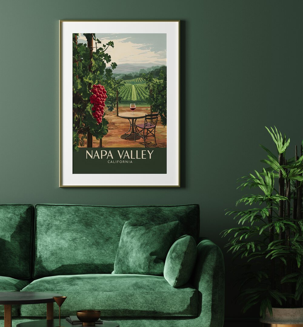 NAPA VALLEY - CALIFORNIA , BAR & CAFE ART