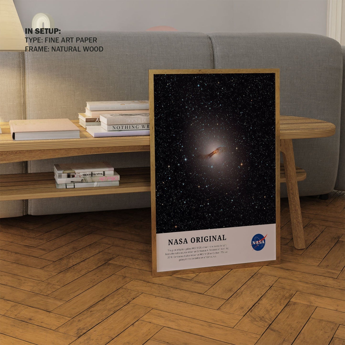 Elliptical Galaxy, NASA Art Posters