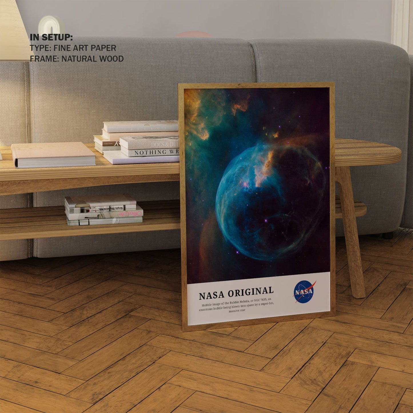 Enormous Bubble Nebula, NASA Art Posters