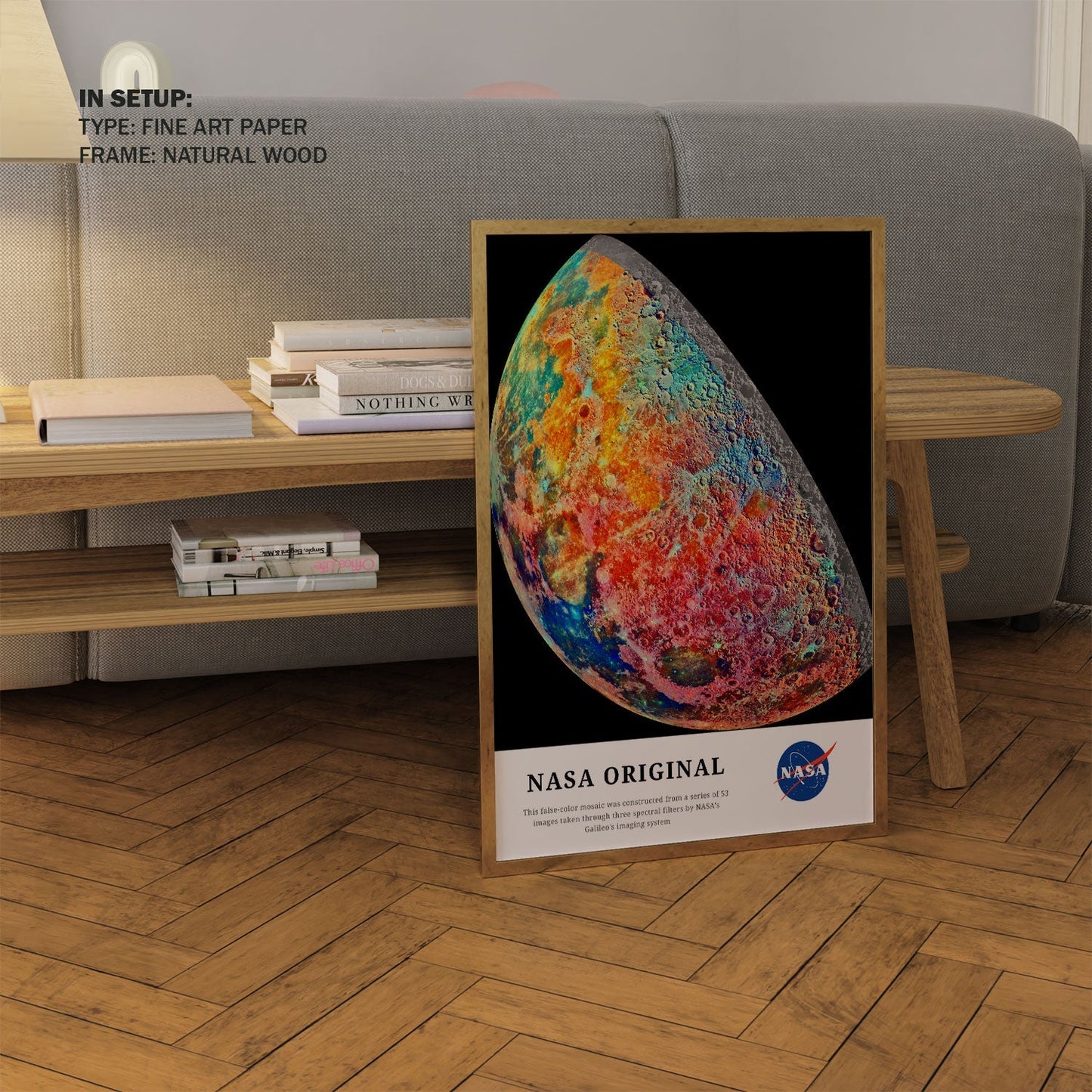 False-Color Mosaic, NASA Art Posters