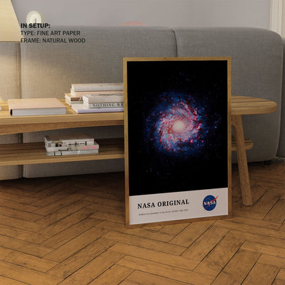 Hubble Sees Pinwheel, NASA Art Posters