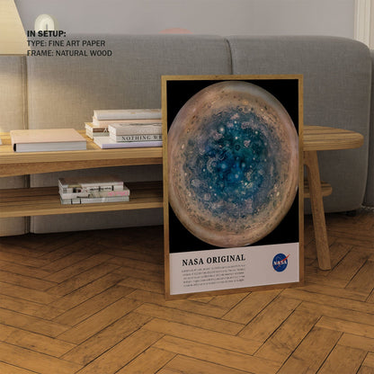 Jupiter's Pole, NASA Art Posters