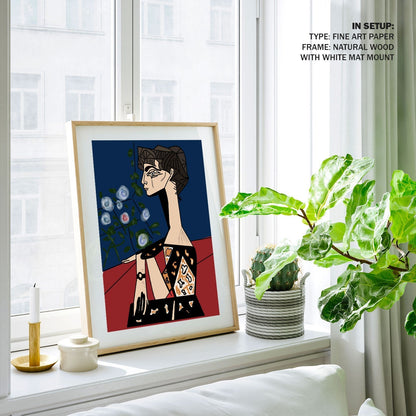Abstract Woman, Pablo Picasso Painting