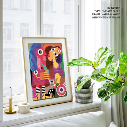 Femme Rouge levres, Pablo Picasso Painting