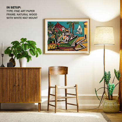 Picassos Mediterranean Landscape, Picasso Painting