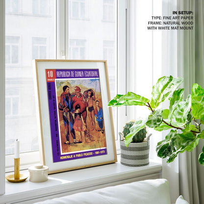 The Family of Saltimbanques, Pablo Picasso Painting