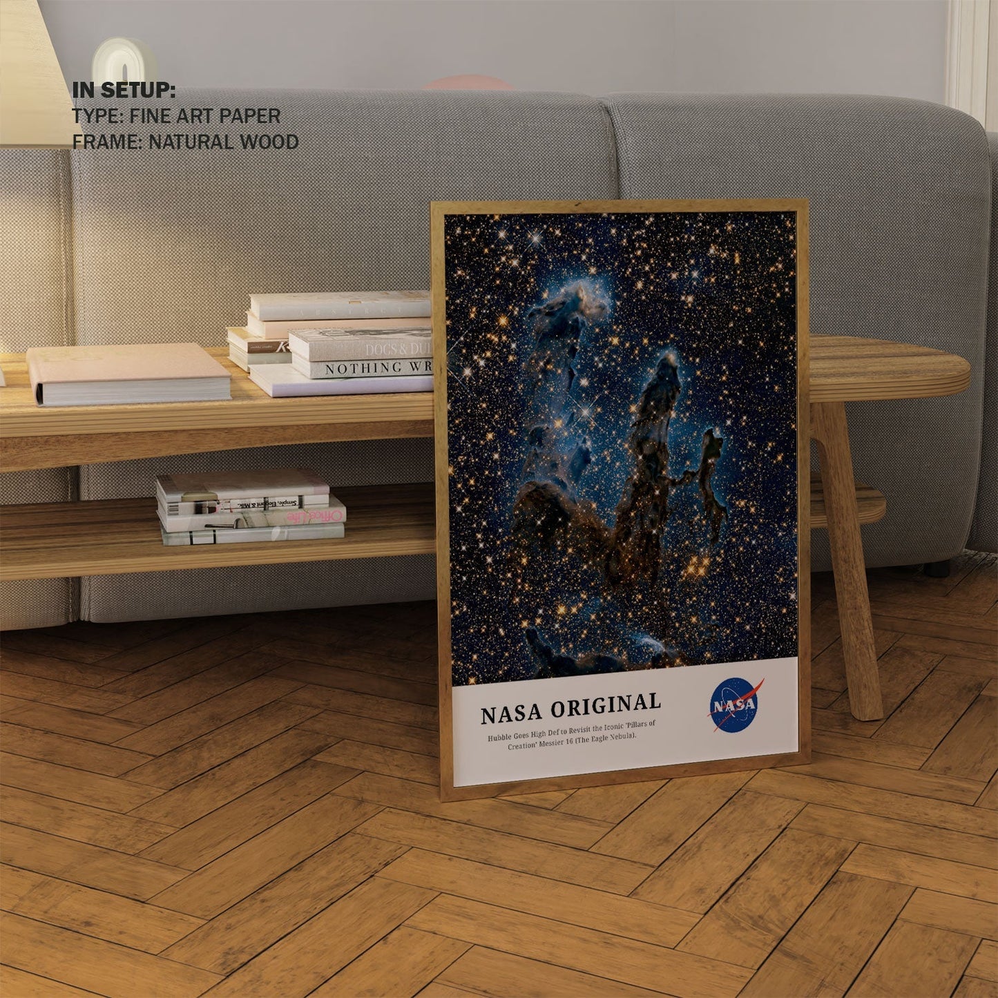 Pillars of Creation The Eagle Nebula, NASA Art Posters