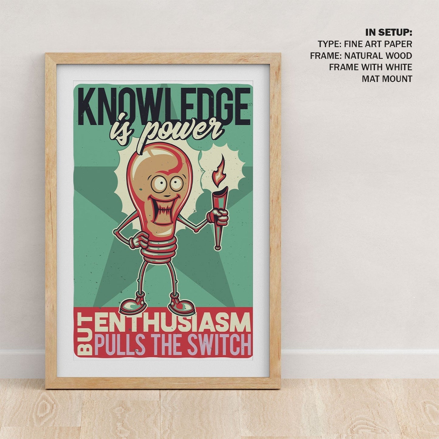 Knowledge is Power, Motivational Posters