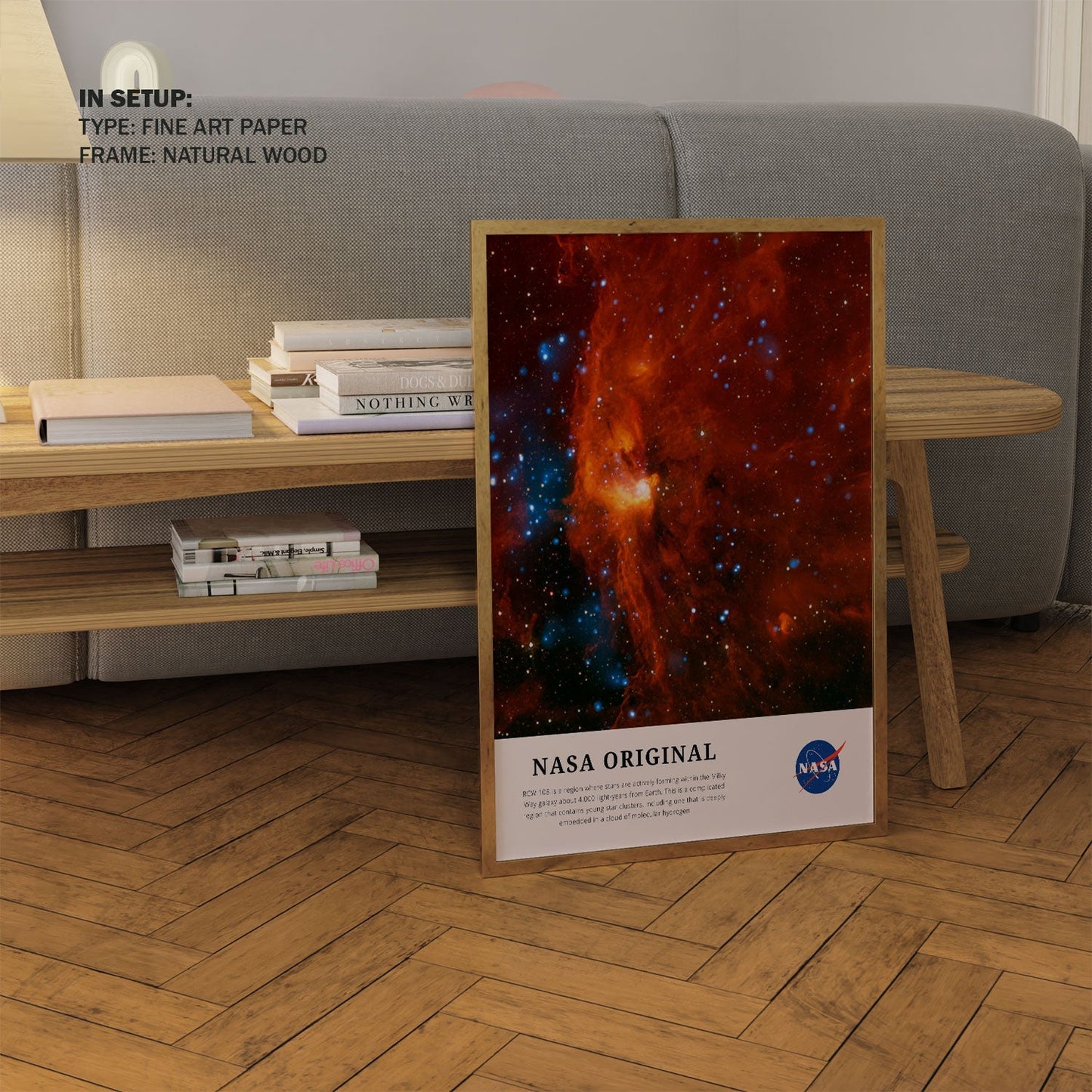 RCW 108 in Milky Way, NASA Art Posters