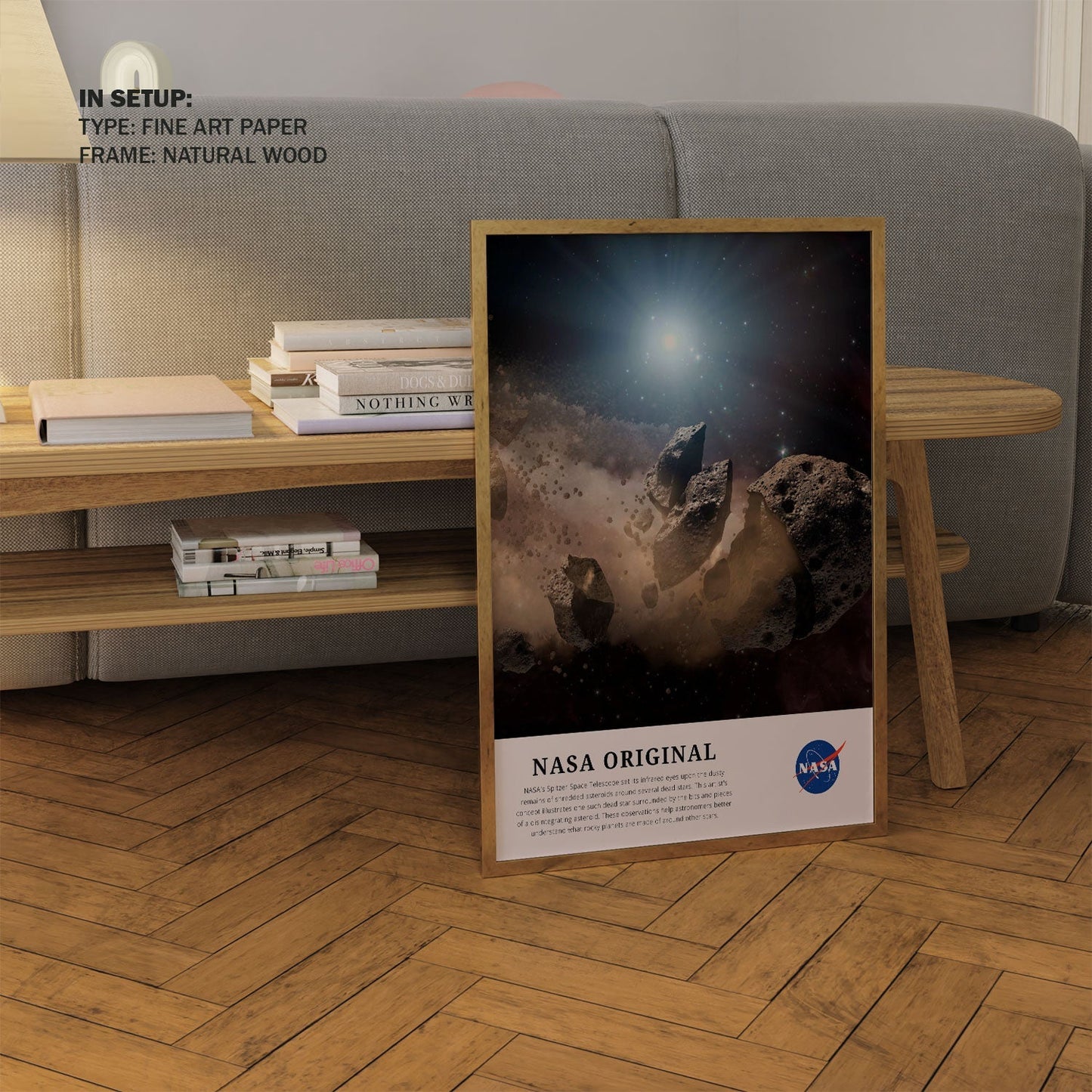 Shredded Asteroids, NASA Art Posters
