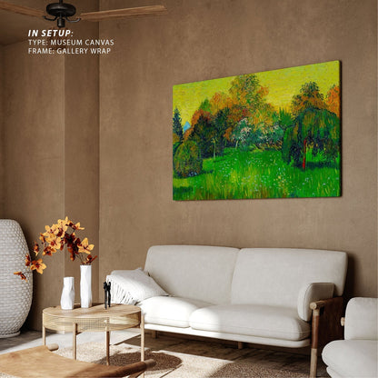 The Poet Garden by Vincent Van Gogh, Big Canvas Paintings