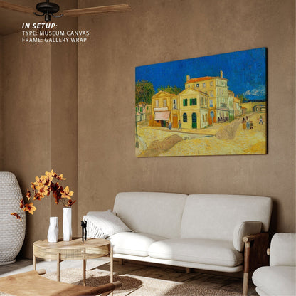 The yellow house by Vincent van Gogh, Big Canvas Paintings