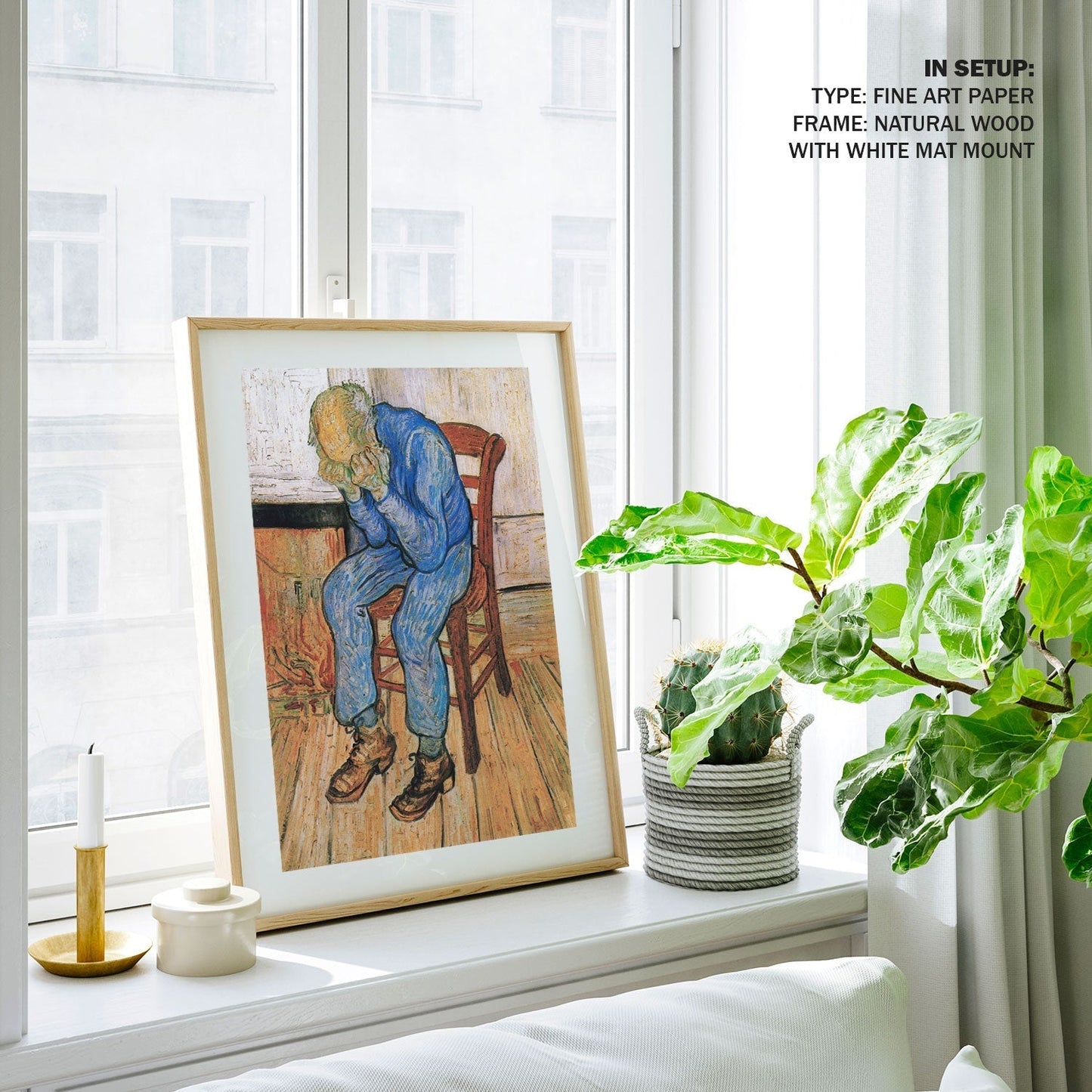 At Eternitys Gate, Vincent Van Gogh Painting