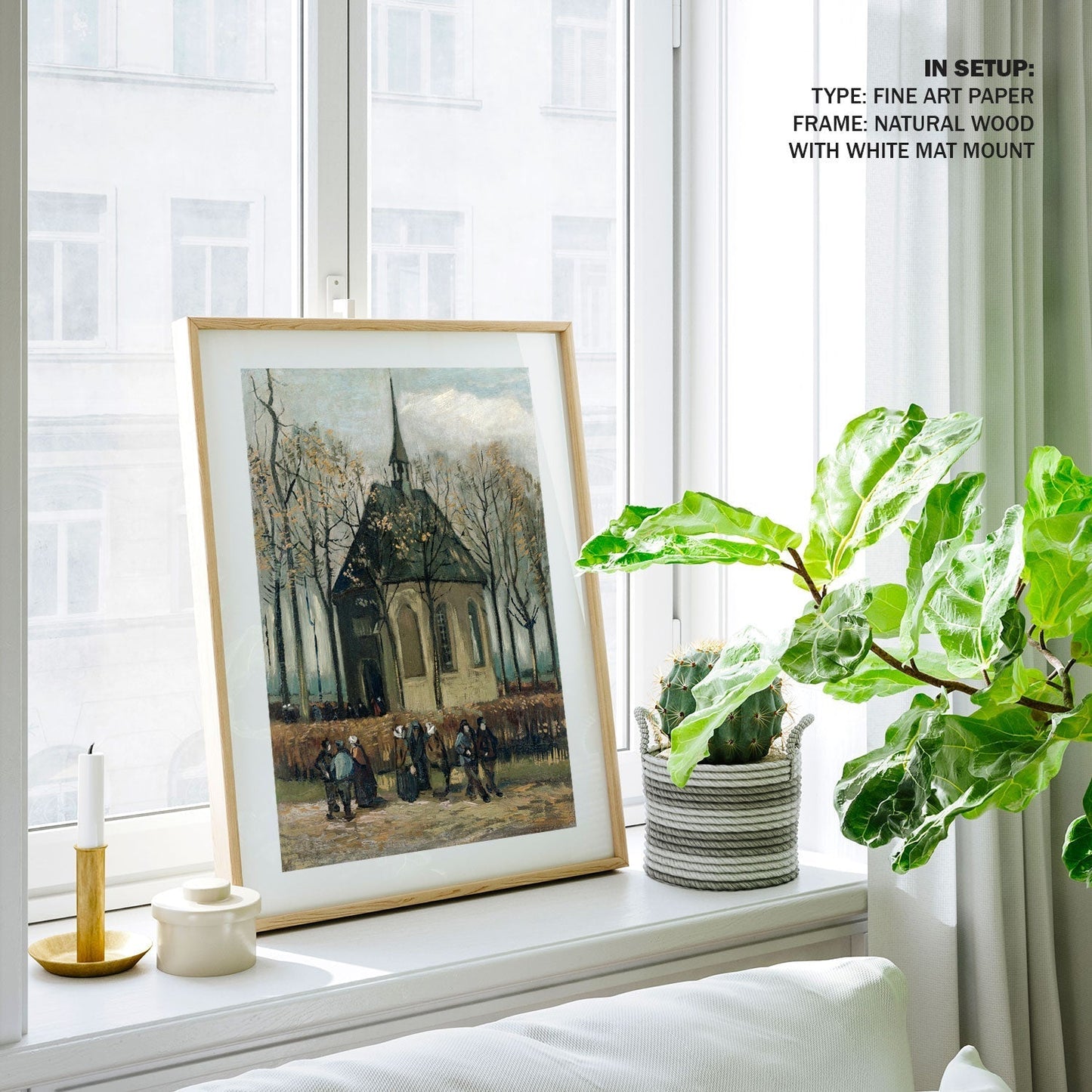 Congregation, Vincent Van Gogh Painting