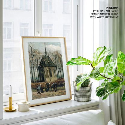 Congregation, Vincent Van Gogh Painting