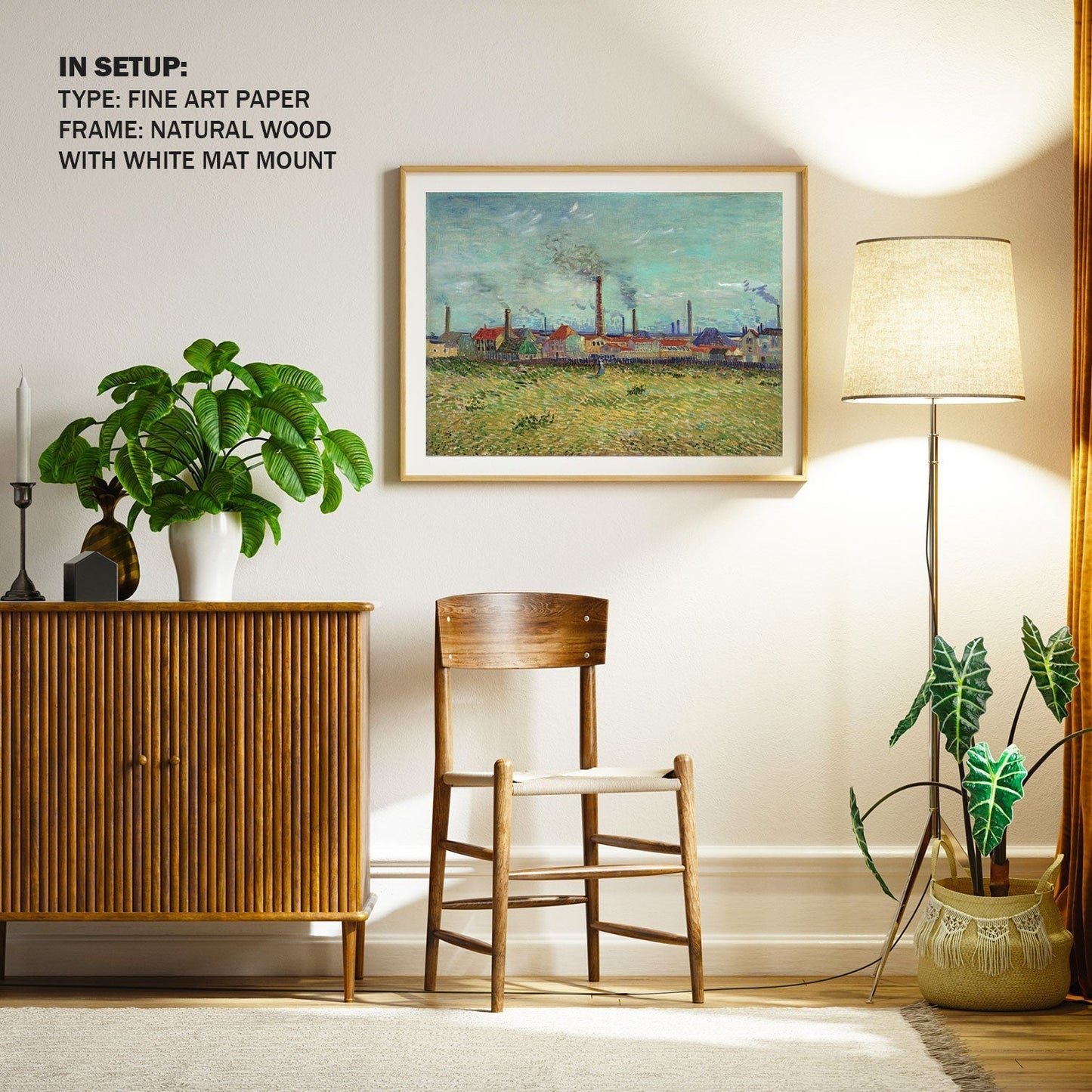 Factories at Clichy, Van Gogh Painting