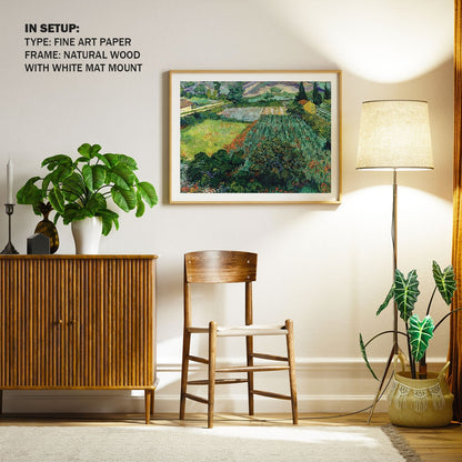 Field with Poppies 1889, Van Gogh Painting