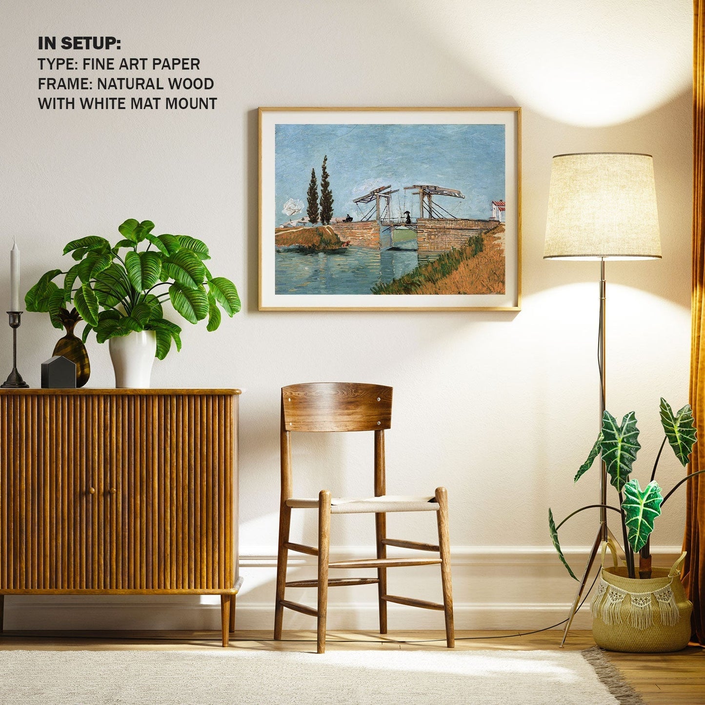 Langlois Bridge at Arles, Van Gogh Painting