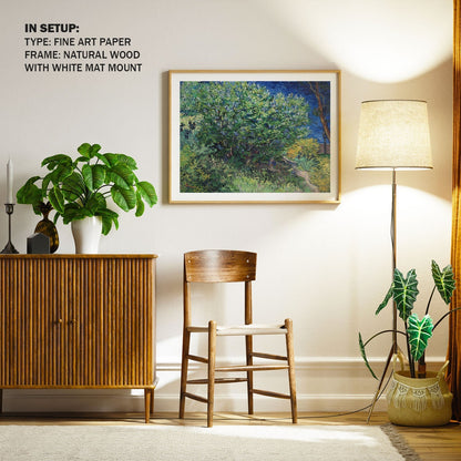 Lilac Bush Van Gogh, Van Gogh Painting