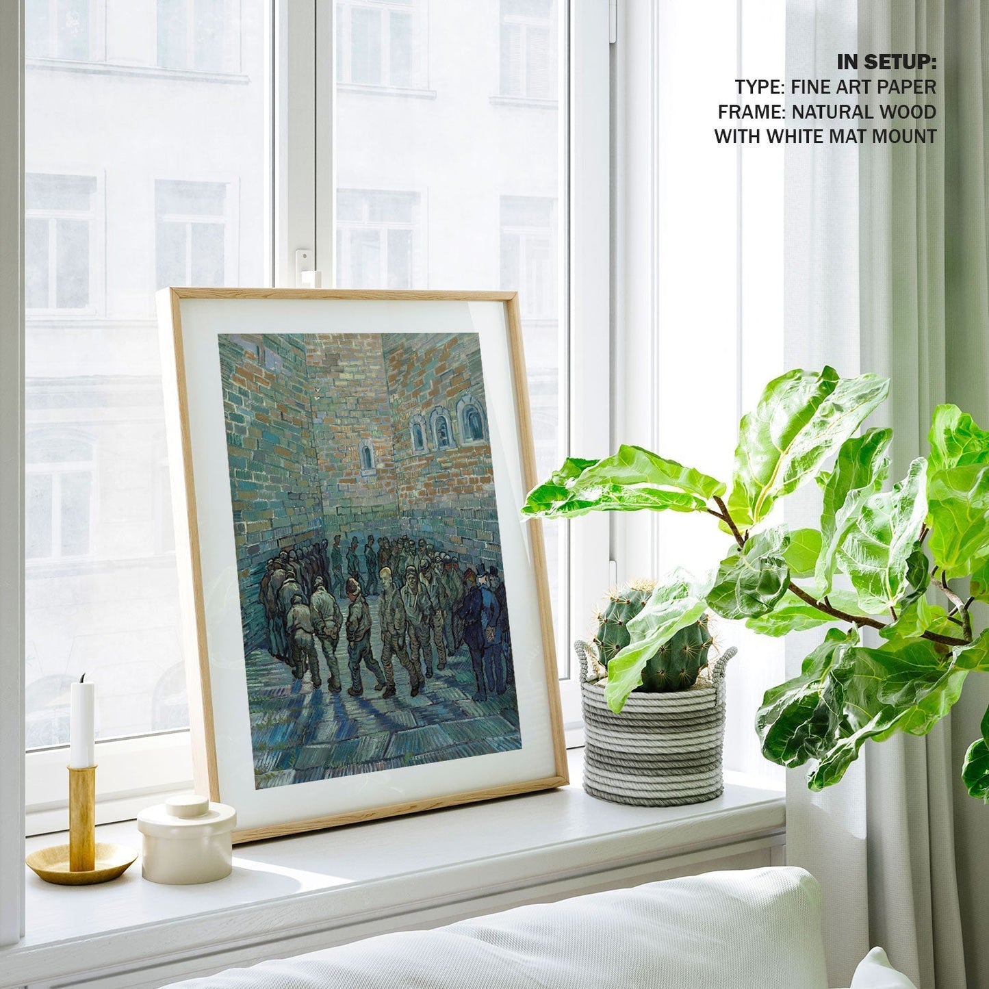 Prisoners Exercising, Vincent Van Gogh Painting